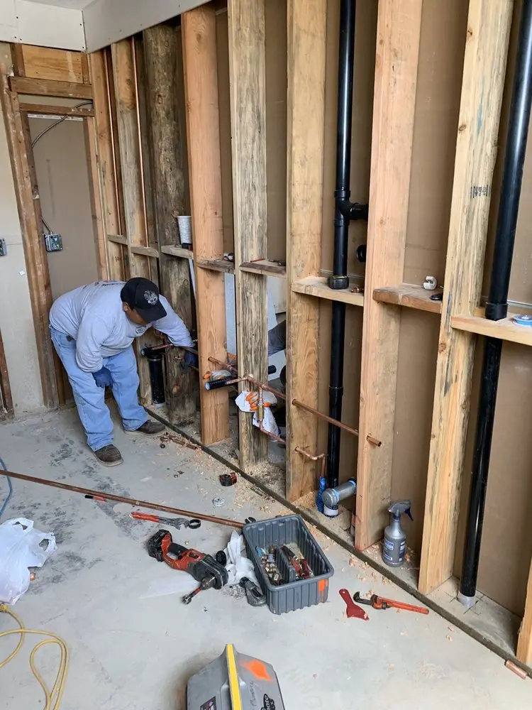 Commercial rough-in plumbing for Gas Line Repair in South Groveland